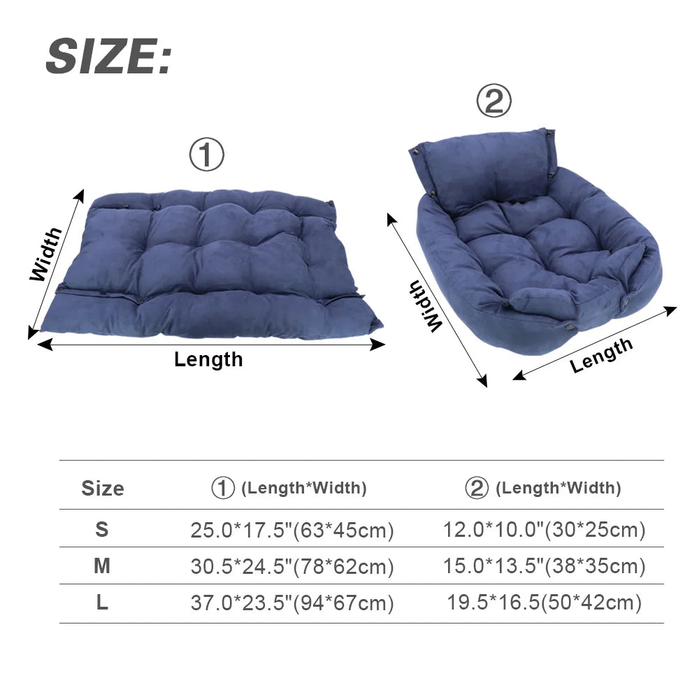 3-in-1 Multifunction Pet Bed