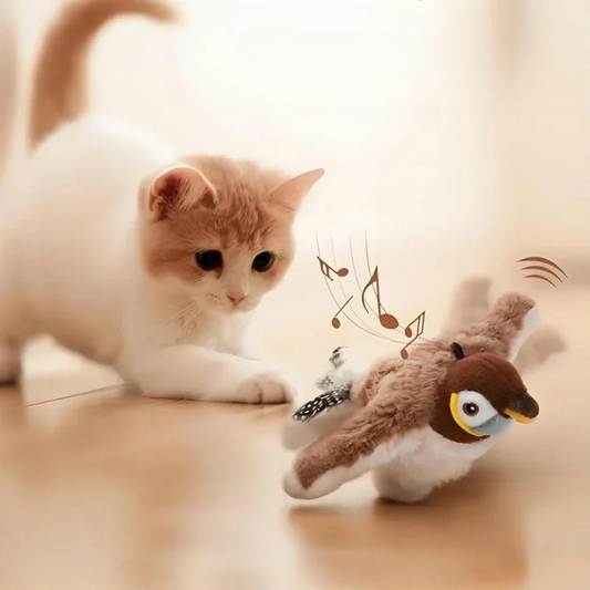 Interactive Flapping Bird Cat Toy