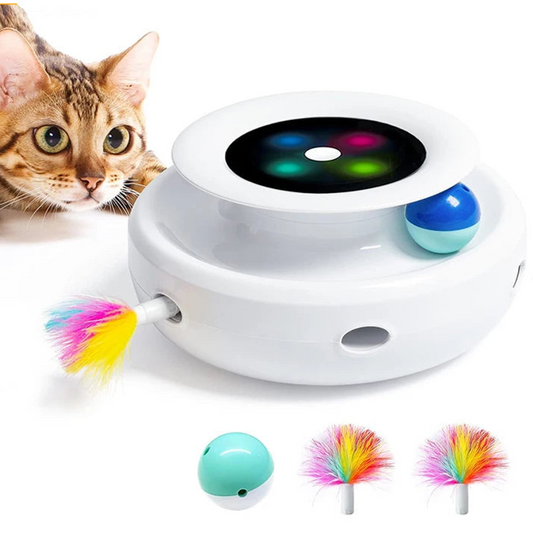 Automatic Feather Fun Ball Toy